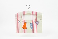 Embroidered clothes pegbag